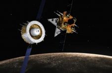 嫦娥五号探测器完成第一次月地转移轨道修正