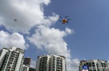广州黄埔2021架无人机光影秀庆百年华诞 广州黄埔2021架无人机光影秀庆百年华诞